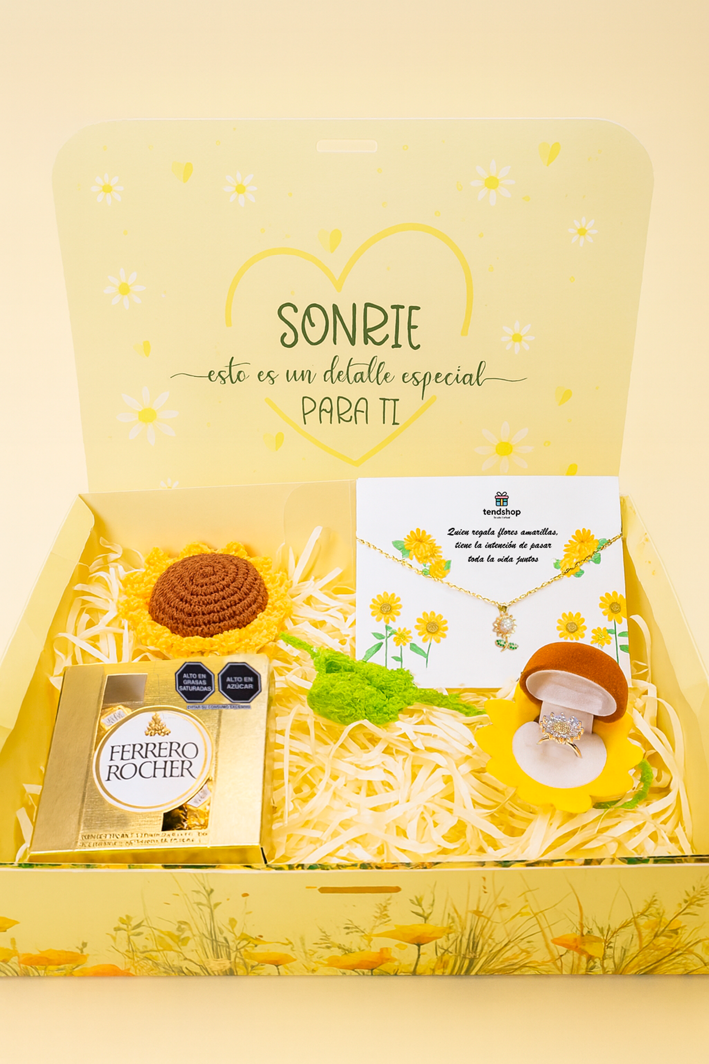 Box Girasol - Detalle Especial para Regalar