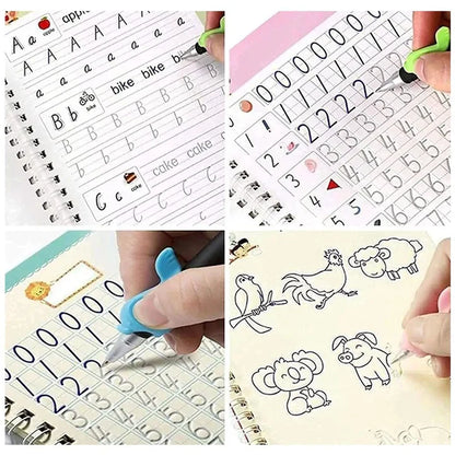 SET DE CUADERNOS MAGICOS (CALIGRAFÍA MÁGICA)