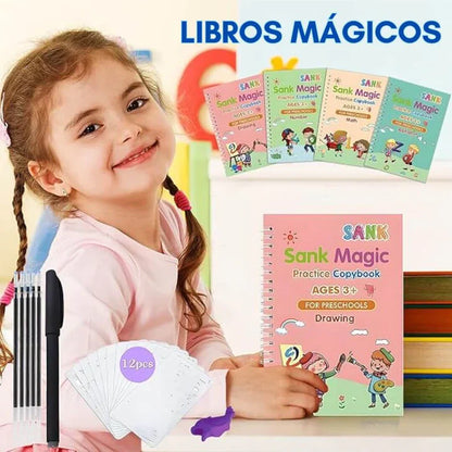 SET DE CUADERNOS MAGICOS (CALIGRAFÍA MÁGICA)
