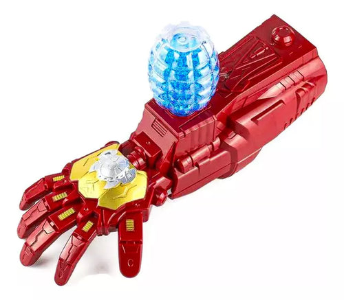 Guante De Iron Man Lanzador De Hidrogel Juguete Para Niños