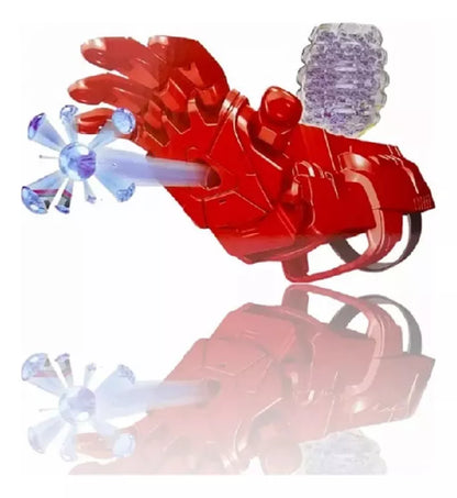 Guante De Iron Man Lanzador De Hidrogel Juguete Para Niños