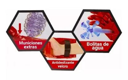 Guante De Iron Man Lanzador De Hidrogel Juguete Para Niños