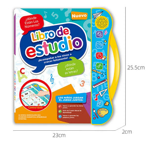 LIBRO DIDACTICO CON SONIDOS EN INGLES Y ESPAÑOL