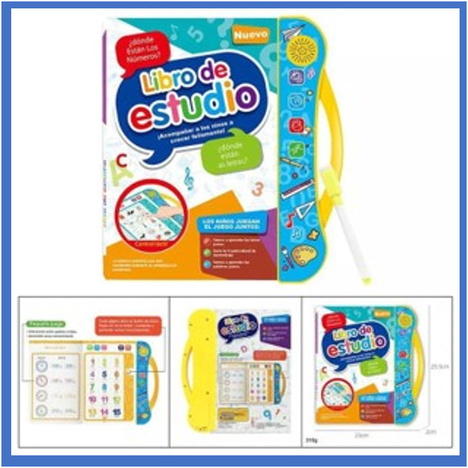 LIBRO DIDACTICO CON SONIDOS EN INGLES Y ESPAÑOL